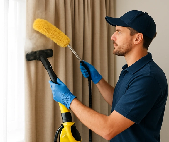 Trusted residential curtain cleaning technician Matty Curtain Cleaning seven-hills-nsw QLD