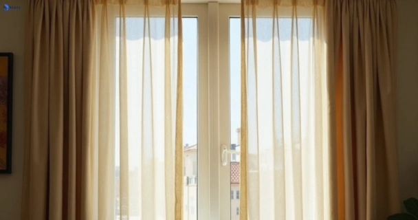 Dusty and dull curtains in seven-hills-nsw before steam cleaning